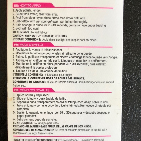 NWT KISS Nail Tattoos - Picture 3 of 5